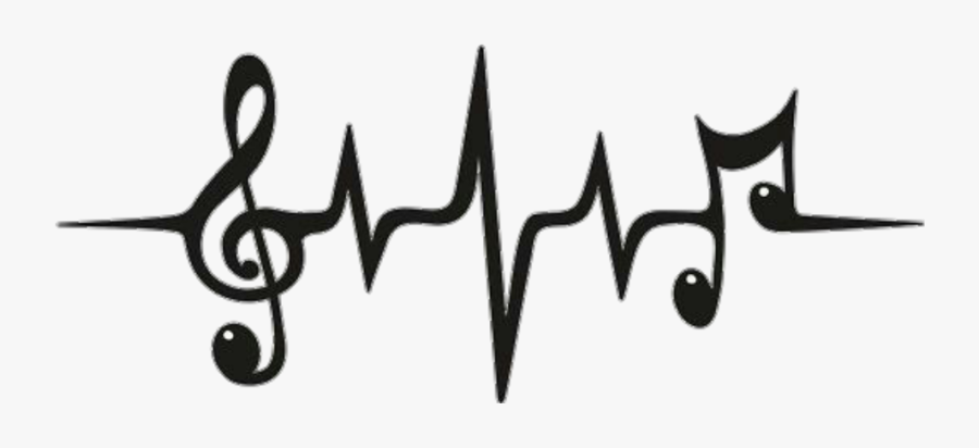 Music Symbol Clipart , Png Download - Electrocardiograma Musical, Transparent Clipart
