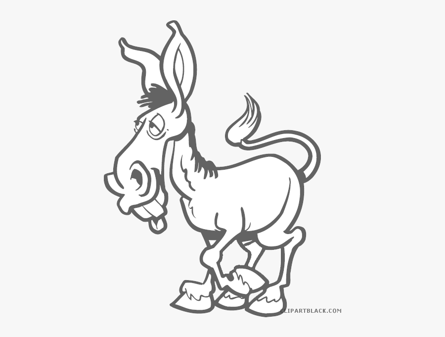 Clip Art Graphic Library Huge - Donkey Decal, Transparent Clipart