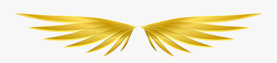 Yellow,wing,line,clip Art,graphics,logo - Graphic Design, Transparent Clipart