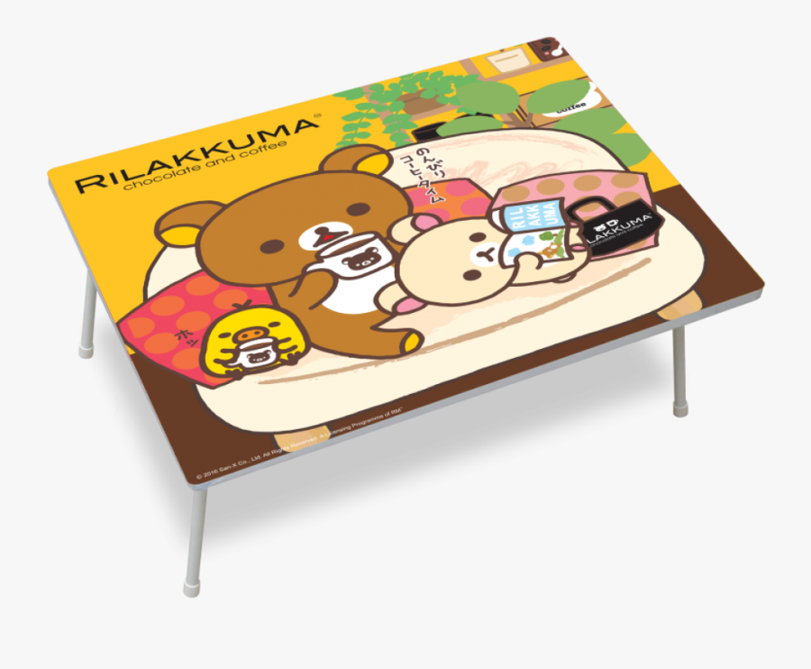 Coffee Table - โต๊ะ ญี่ปุ่น ลาย ริ ลั ค คุ มะ, Transparent Clipart