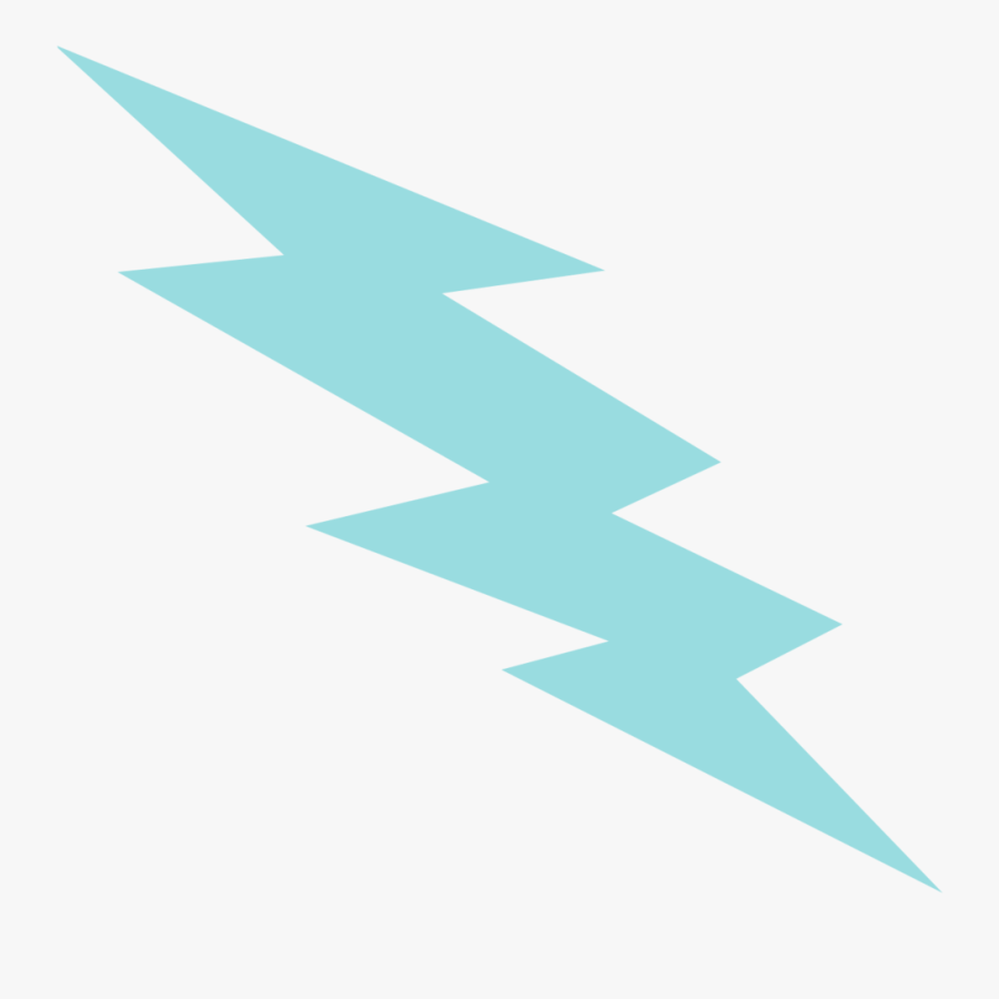 Sg Bolt Blue Solo - Triangle, Transparent Clipart