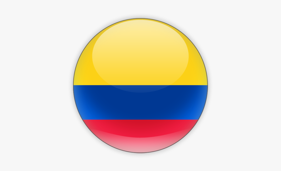 Colombia Flag Png - Colombia Flag Circle Png, Transparent Clipart