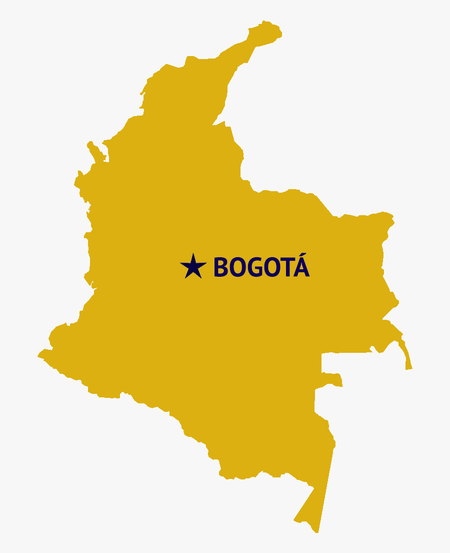 Vector Mapa De Colombia, Transparent Clipart