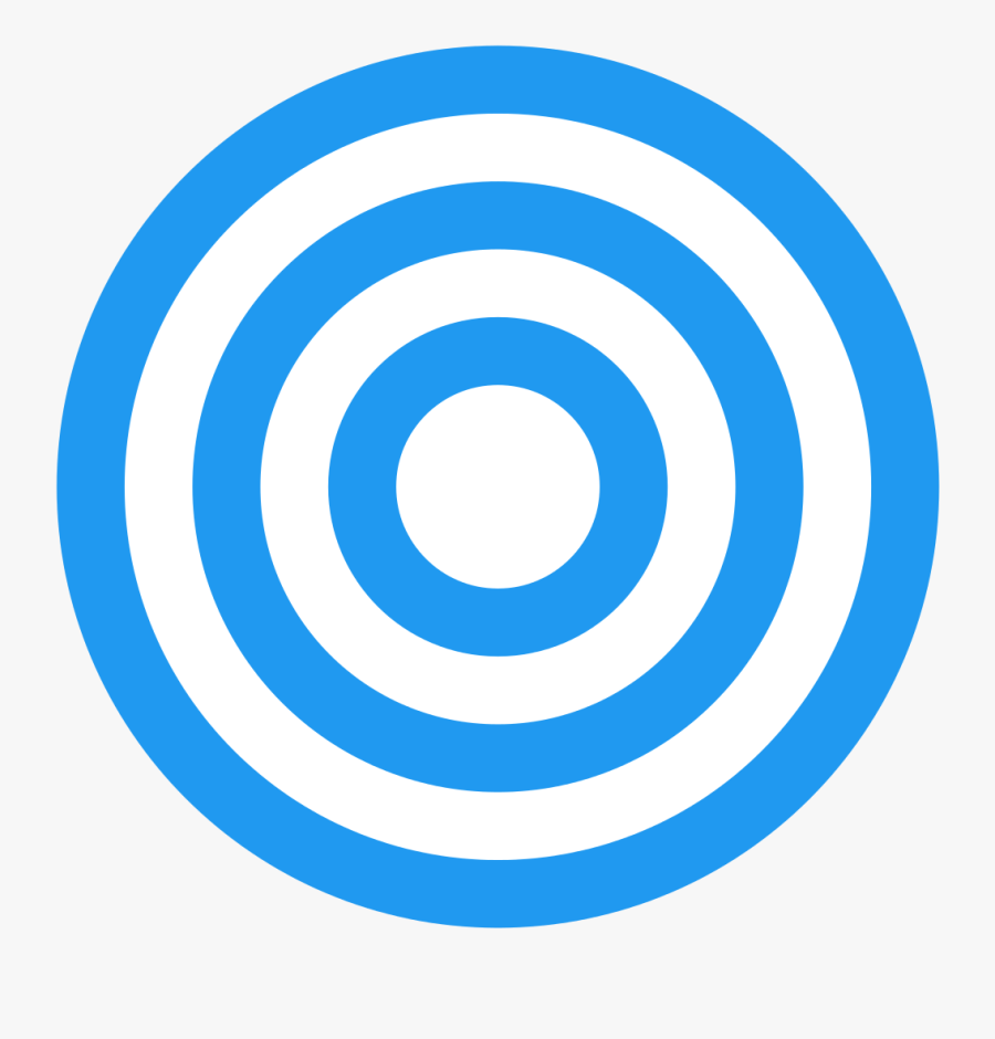 Azure Blue Circles Urantia, Transparent Clipart