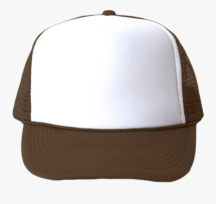 Hd Brown Trucker Free - Brown Trucker Hat Blank, Transparent Clipart