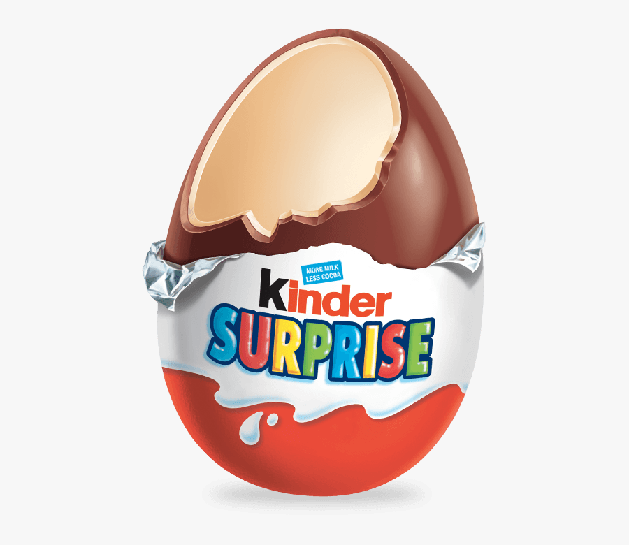 Open Kinder Surprise Egg - Kinder Surprise Egg Png, Transparent Clipart