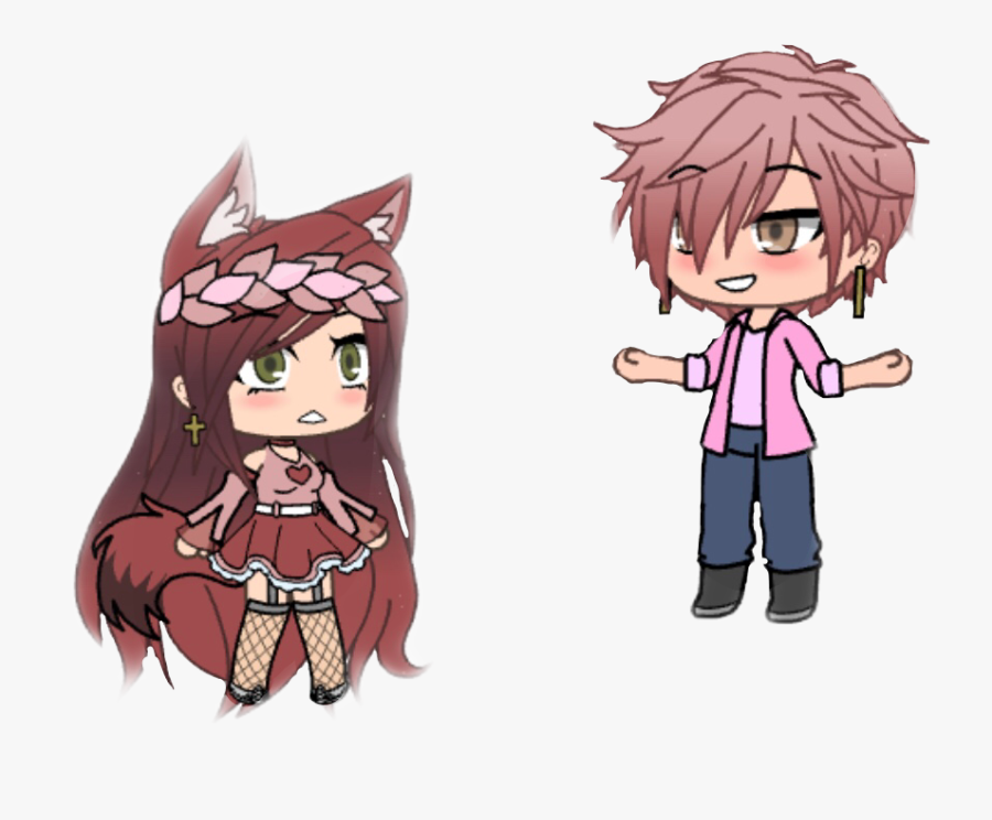 #suprise #girl #boy #gacha Life #freetoedit - Gacha Life Girl And Boy, Transparent Clipart