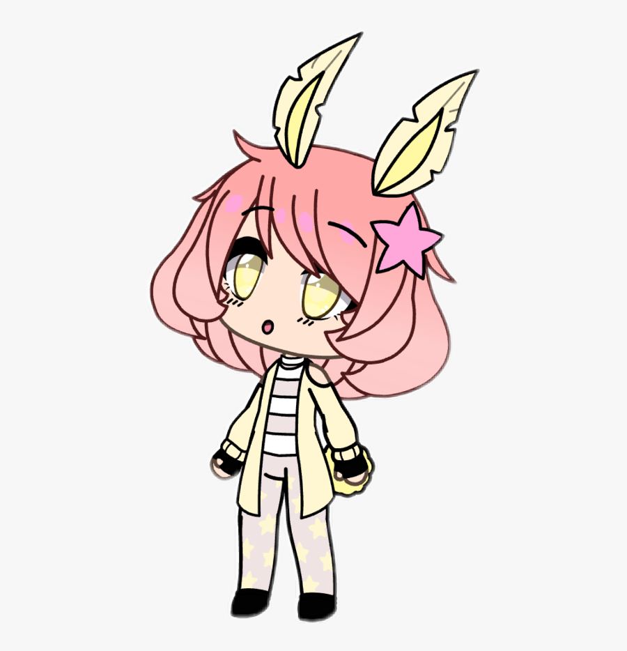 Freetoedit Suprised Shocked Gacha Gachalife - Cartoon, Transparent Clipart