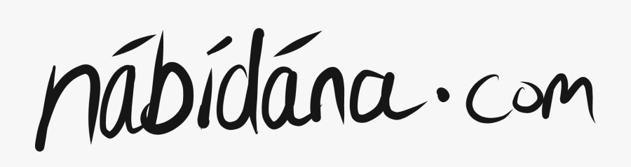 Nábídána - Com - Calligraphy, Transparent Clipart