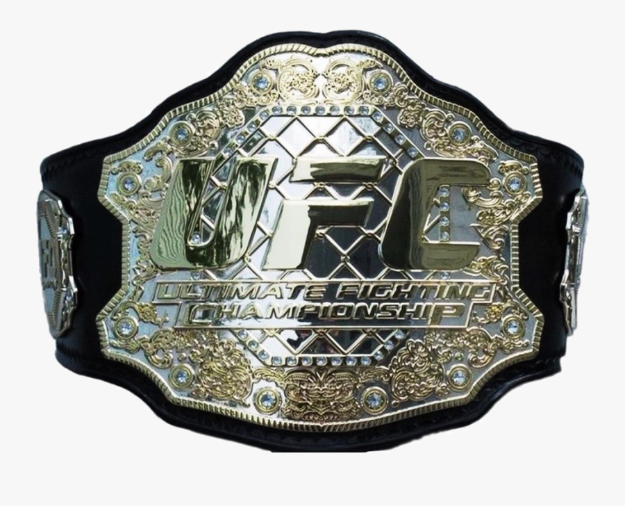Transparent Belt Buckle Png - Ufc Championship Belt Png, Transparent Clipart