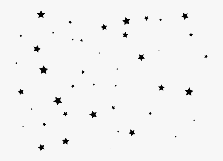 #stars #star #blackandwhite #scatter #cute #galexy - Animal, Transparent Clipart