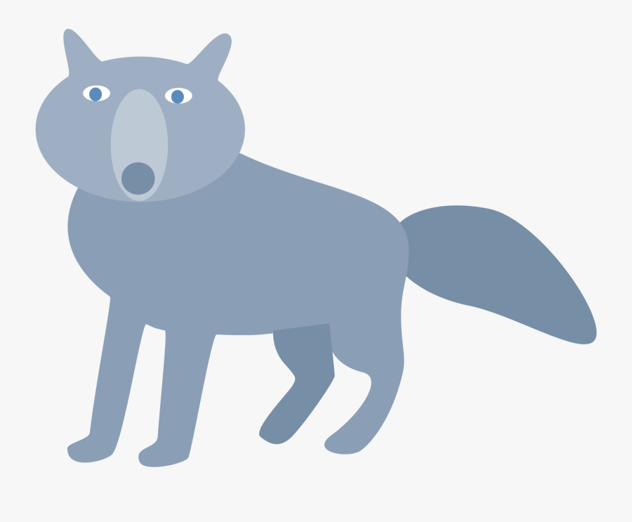 Dog Big Bad Wolf - Bad Wolf Transparent Background, Transparent Clipart