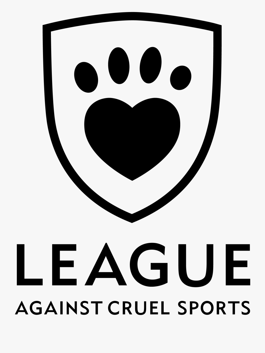 League Vertical Logo Black - League Against Cruel Sports Logo, Transparent Clipart