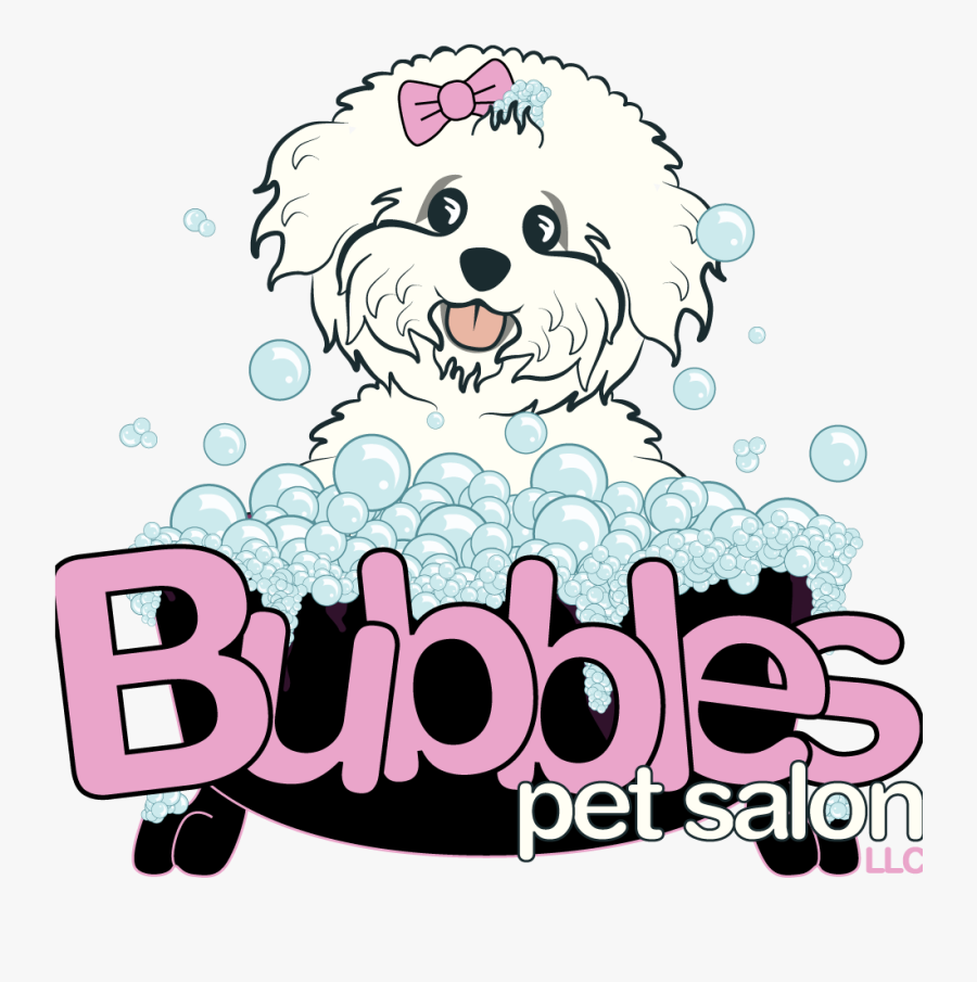 Bubbles Pet Salon - Old English Sheepdog, Transparent Clipart