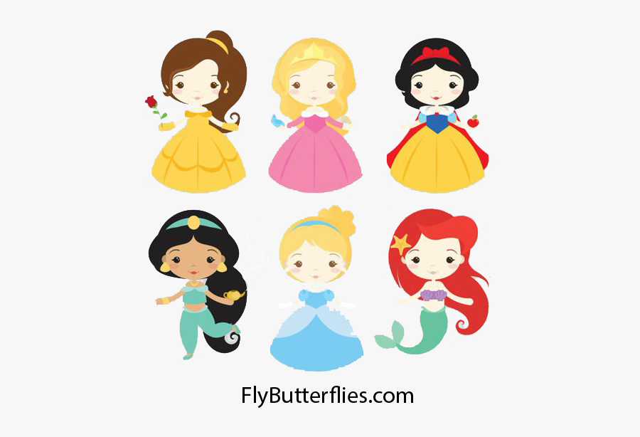 Princesses 01 Clipart Set - Disney Princess Png Clipart, Transparent Clipart
