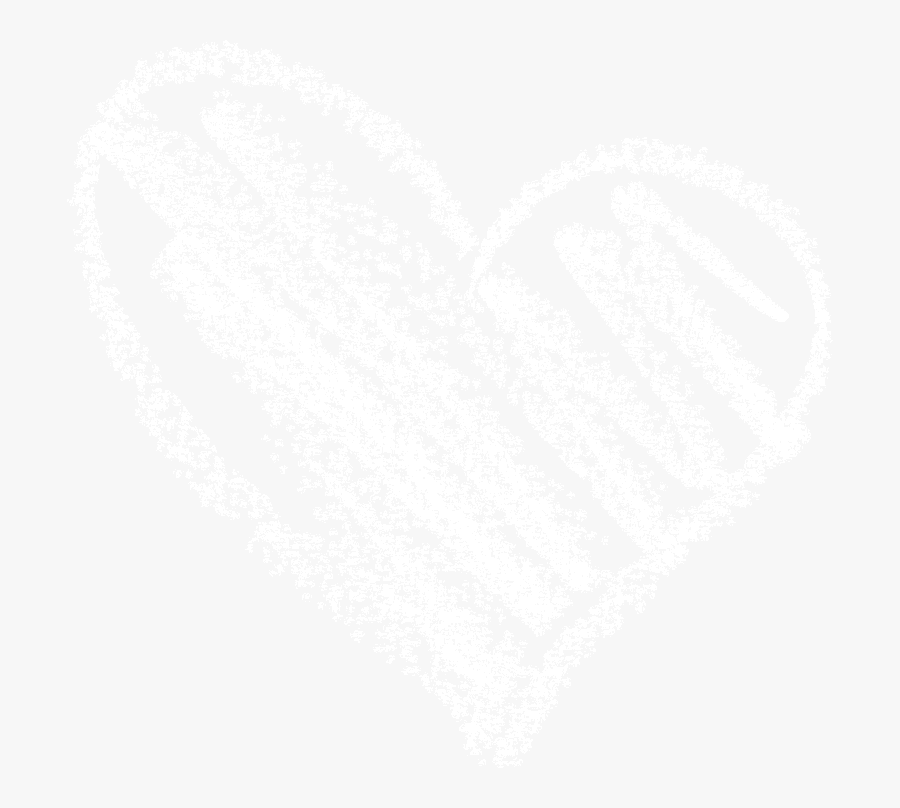 Chalk Heart Png - White Chalk Heart Png, Transparent Clipart