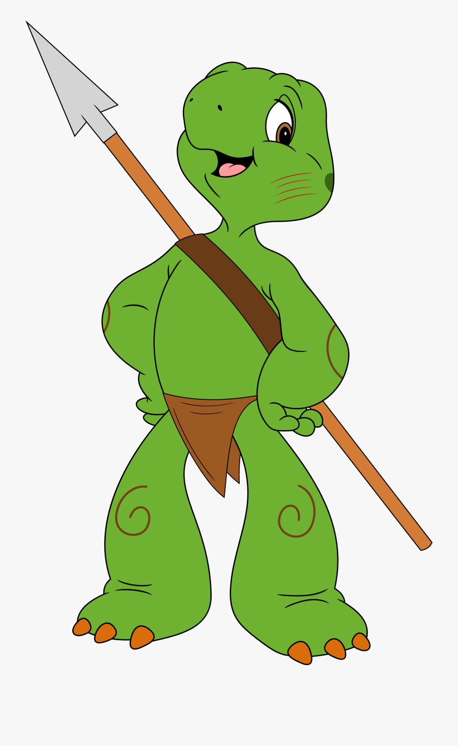 Franklin The Turtle Without Shell, Transparent Clipart