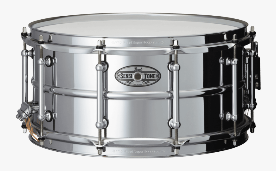 Snare Drums Pearl Steel - Pearl Sensitone Beaded Steel Snare, Transparent Clipart