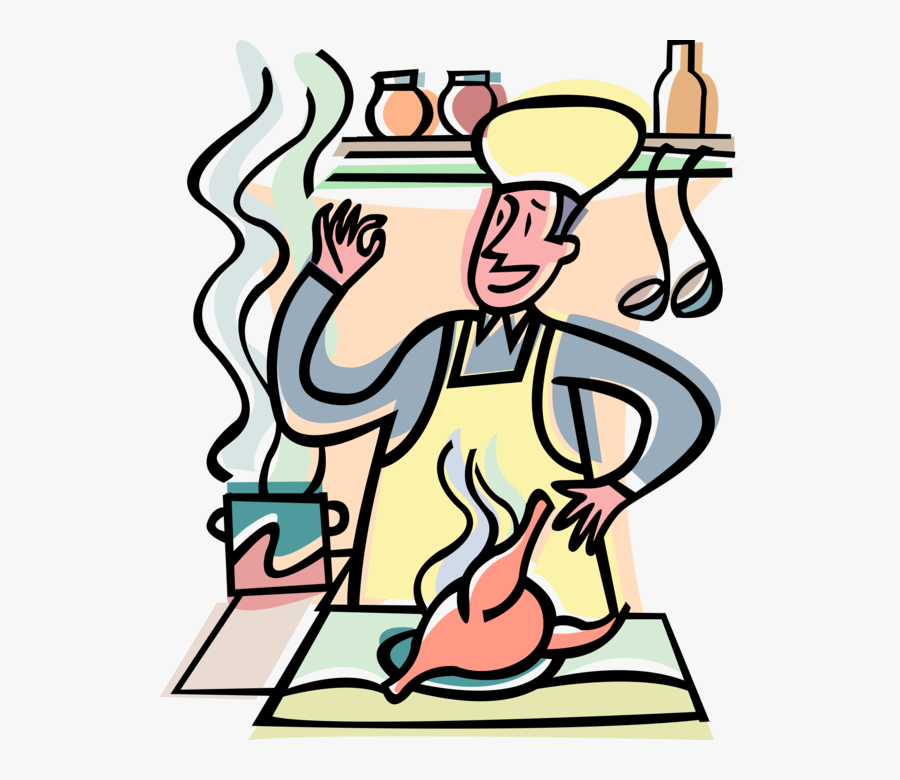 Vector Illustration Of Culinary Cuisine Restaurant - 16 Career Cluster Slides, Transparent Clipart