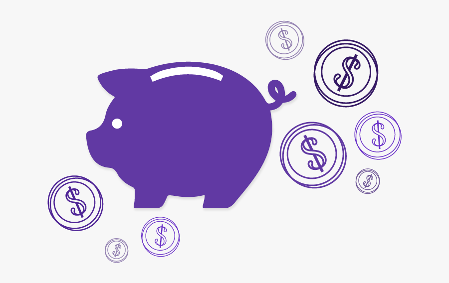 Fundraiser Clipart Piggy Bank - Financial Literacy Logo, Transparent Clipart