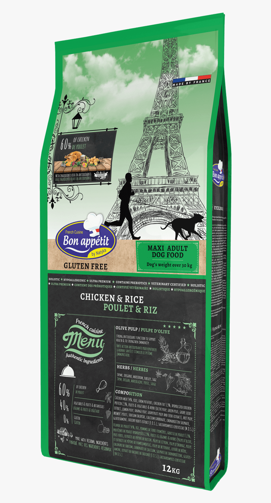 Adult Maxi - Bon Appetit Pet Food, Transparent Clipart