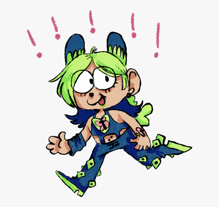 Good Morning Heres Jolyne Drew Yesterday Clipart Transparent - Cartoon, Transparent Clipart