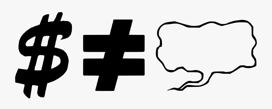 Transparent Money Bag Clipart Black And White - Bulle Thinking, Transparent Clipart