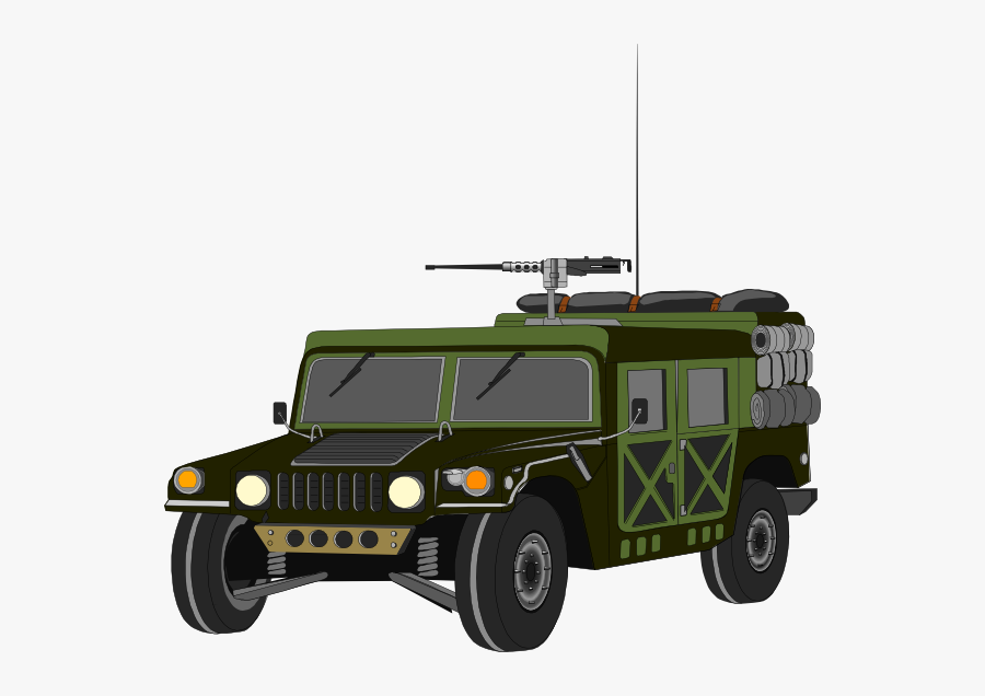 Hummer Improvised Clip Art - Humvee Clipart, Transparent Clipart