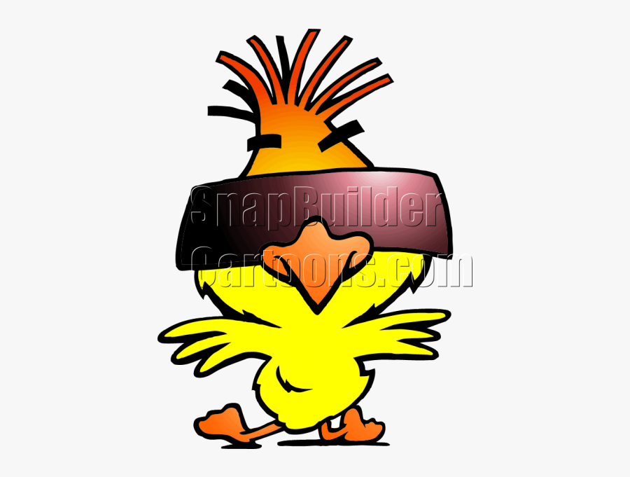 Chicken Wearing Sunglasses And Dancing - Congratulations Happy Dance Animated, Transparent Clipart