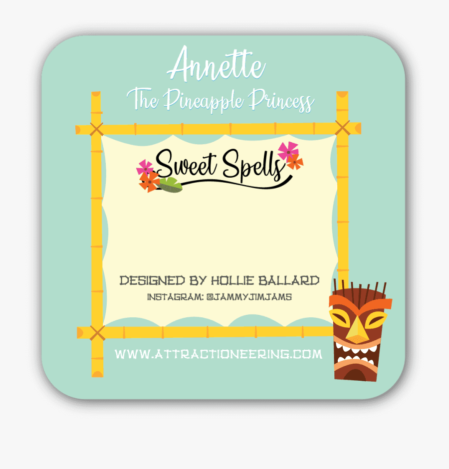 Annette The Pineapple Princess, Transparent Clipart
