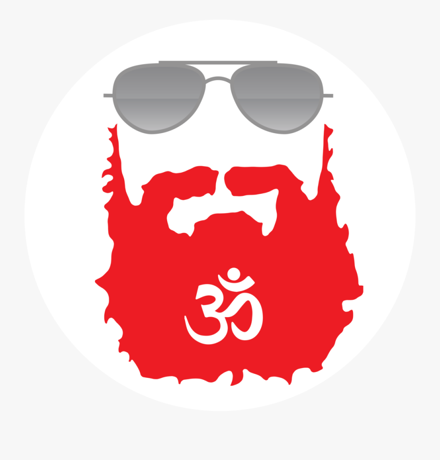 Sunglasses - Red Beard Guy Clipart, Transparent Clipart