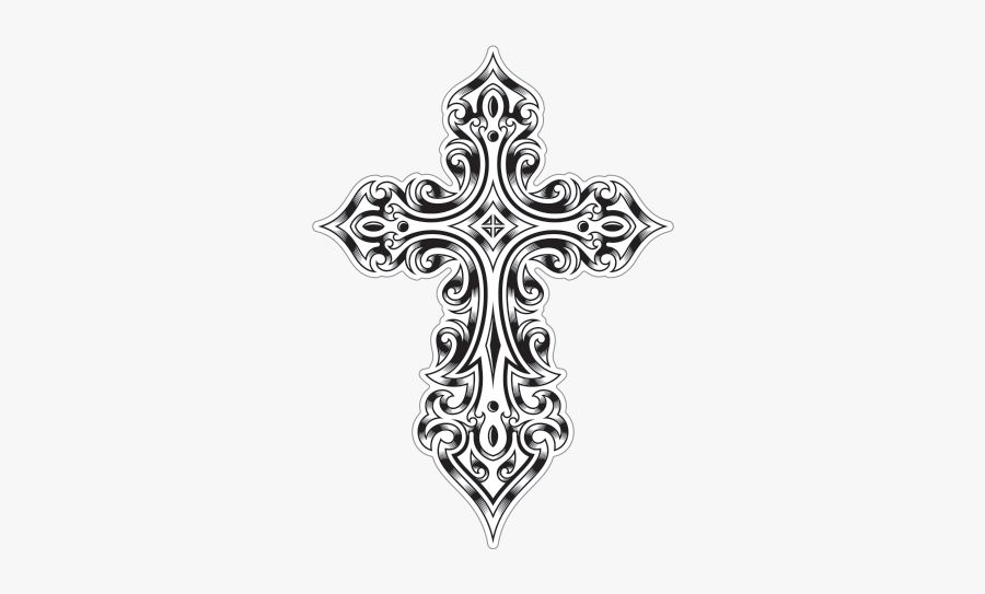 Cross Bible Lineart - Cute Wallpapers Of The Cross, Transparent Clipart