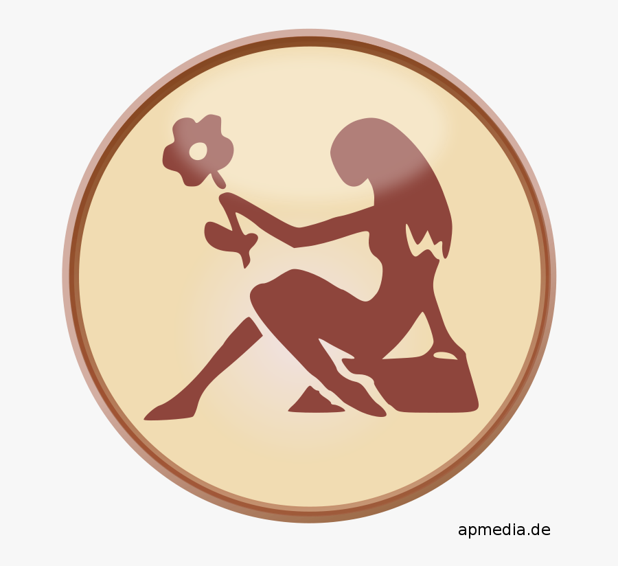Star Sign Virgin - Sternzeichen Jungfrau Clipart, Transparent Clipart