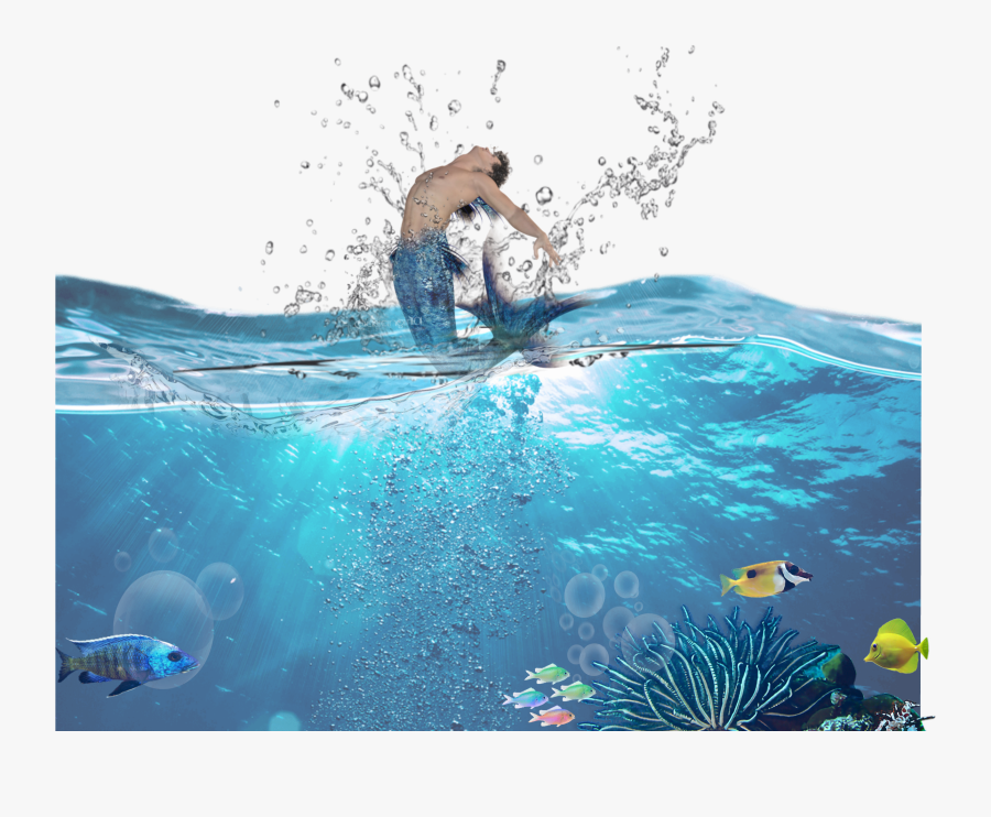 Transparent Wakeboarding Clipart - Underwater, Transparent Clipart