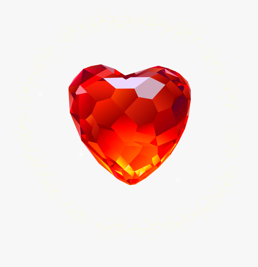 Heart Diamond Png Image - Red Diamond Png, Transparent Clipart