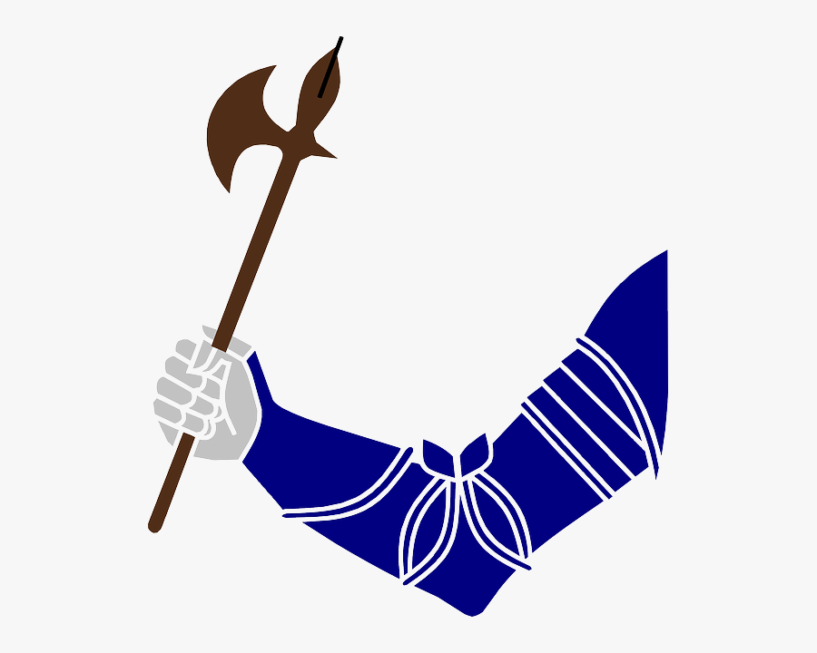 Tool, Axe, Arm, With, Arms - Hand Holding Axe Logo, Transparent Clipart