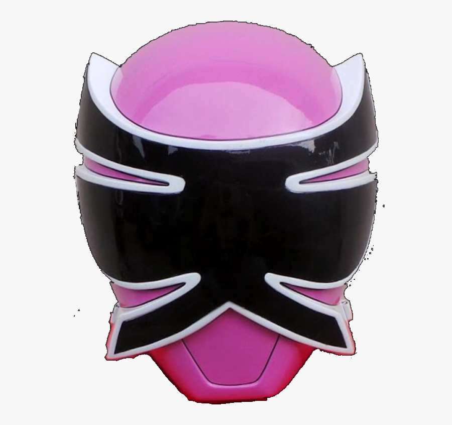 Transparent Samurai Mask Png - Pink Power Ranger Head, Transparent Clipart