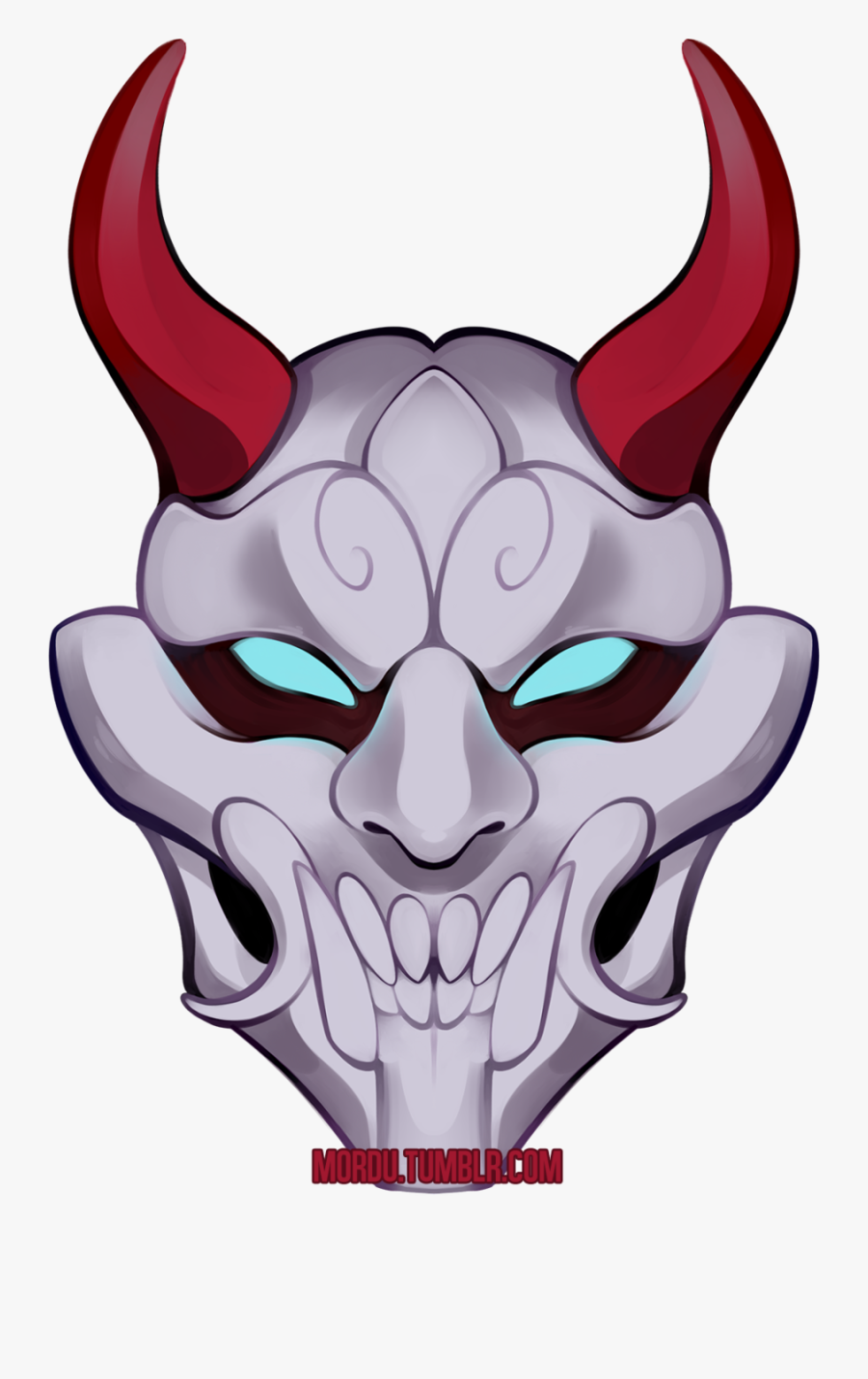 Blood Moon Shen Mask By Xmordu - Blood Moon Thresh Mask, Transparent Clipart