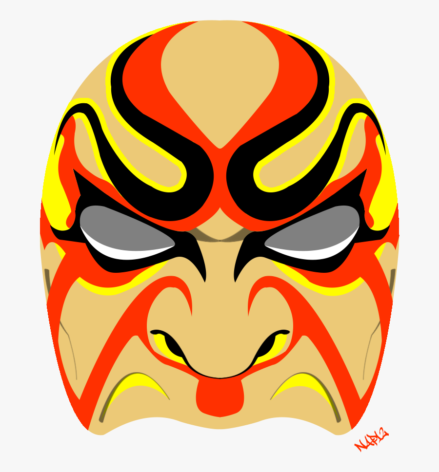 Kabuki Png, Transparent Clipart