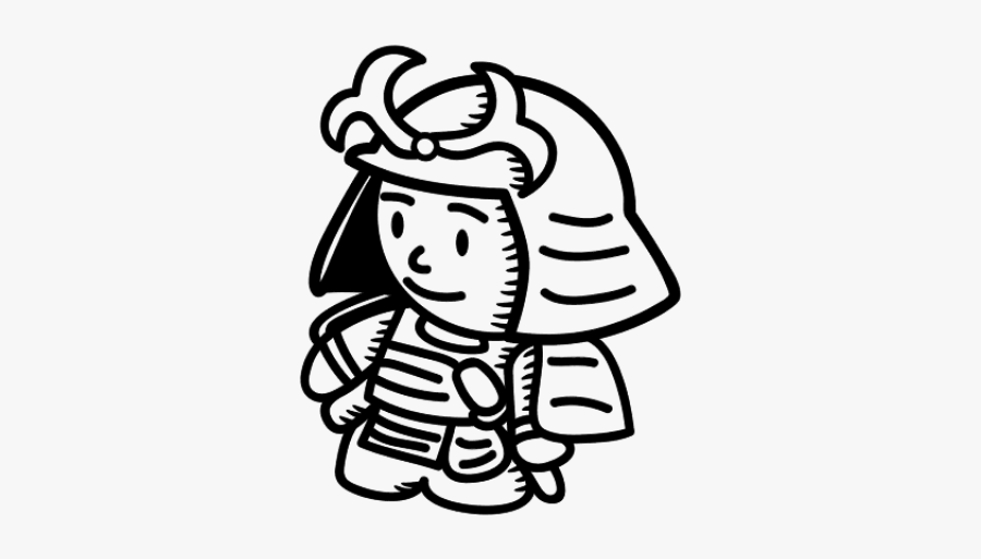 Samurai Clipart Samurai Armour - Easy To Draw Samurai Armor, Transparent Clipart