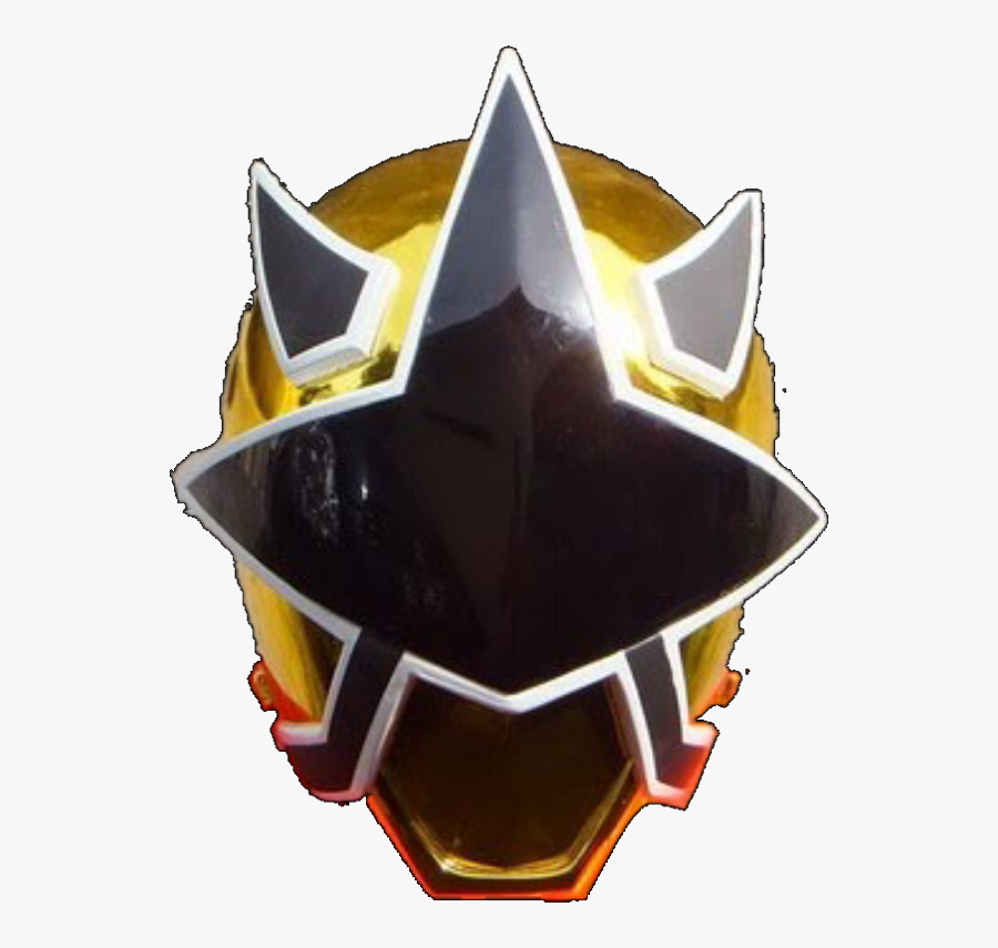 Transparent Samurai Mask Png - Gold Samurai Ranger Helmet, Transparent Clipart