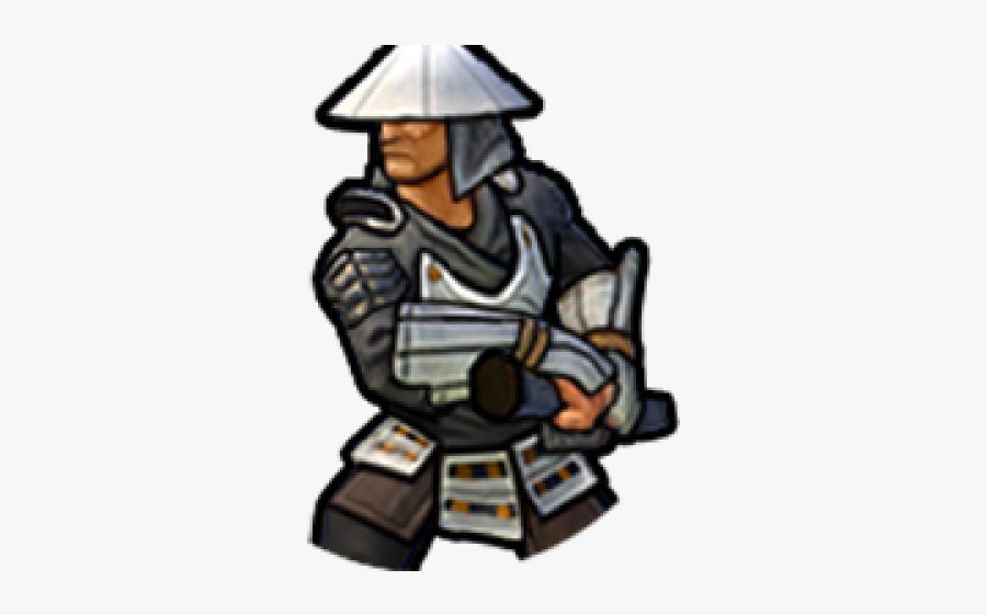 Samurai Clipart Japanese Peasant - Cartoon, Transparent Clipart