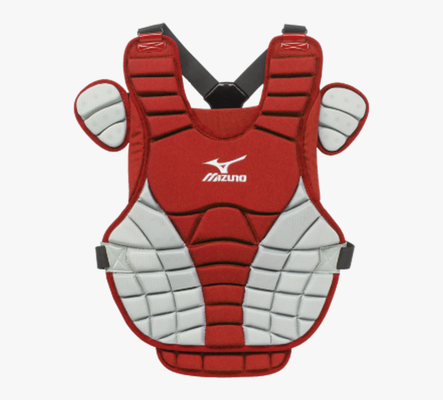 Mizuno Samurai Women"s Chest Protector G3 - Mizuno Catchers Gear Red, Transparent Clipart