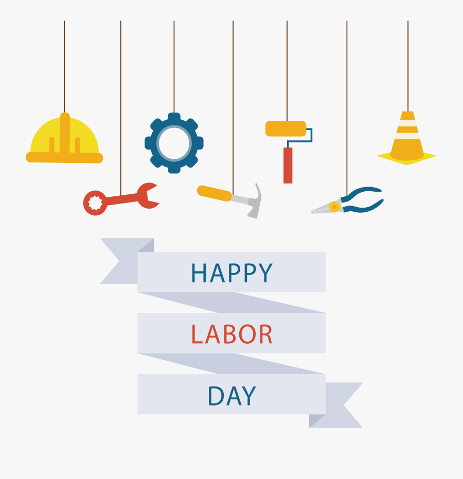 Tool Labor Day - Transparent Labor Day Clip Art, Transparent Clipart