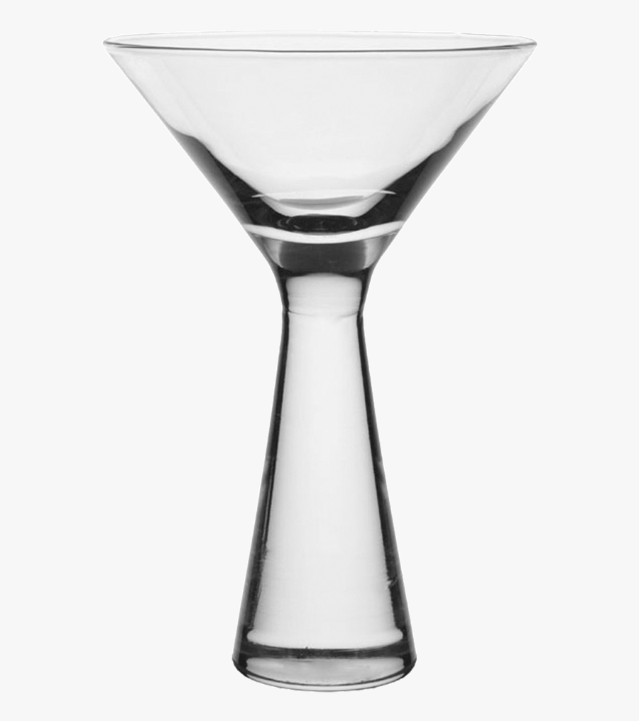 Martini Glasses - Martini Glasses With Solid Glass Stem, Transparent Clipart