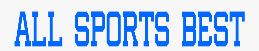All Sports Best - Electric Blue, Transparent Clipart