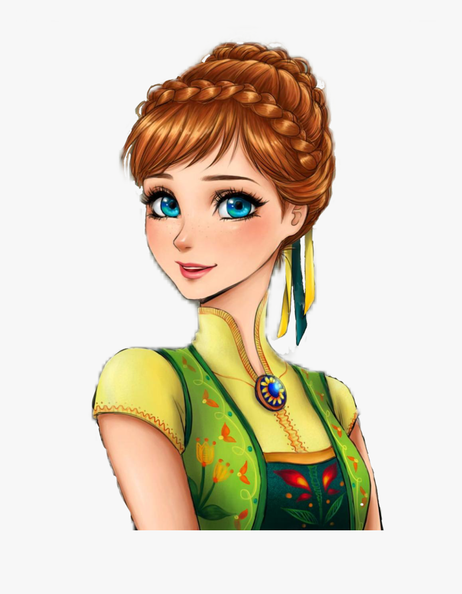 Transparent Anna Frozen Png - Disney Princess Anna Anime, Transparent Clipart