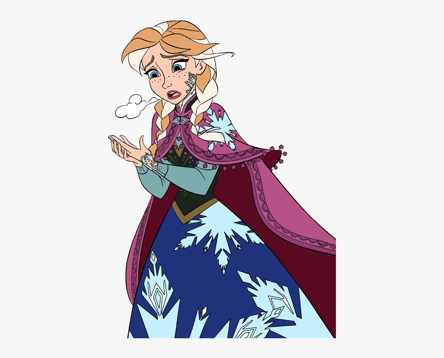 Anna Turn Into Ice, Transparent Clipart
