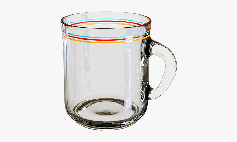 Transparent Shadows Glass Cup - Beer Stein, Transparent Clipart