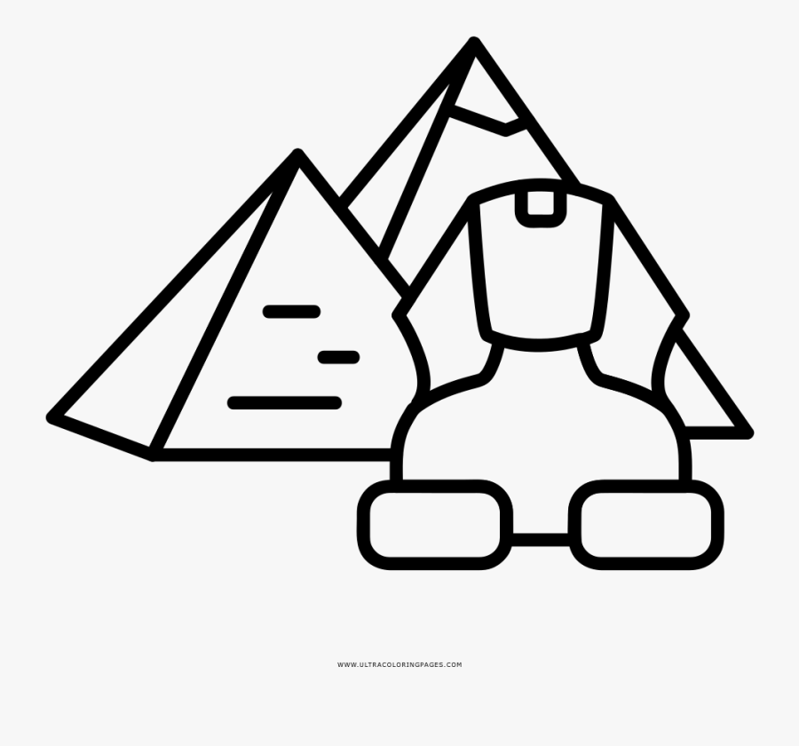 Download Pyramid Egypt Coloring Page - Egypt Png Piramid , Free Transparent Clipart - ClipartKey